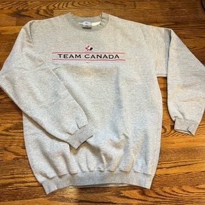 Grey Nike Team Canada Crewneck